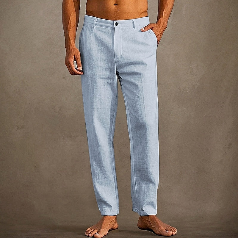 Baxter | Men's Lightweight Linen Trousers