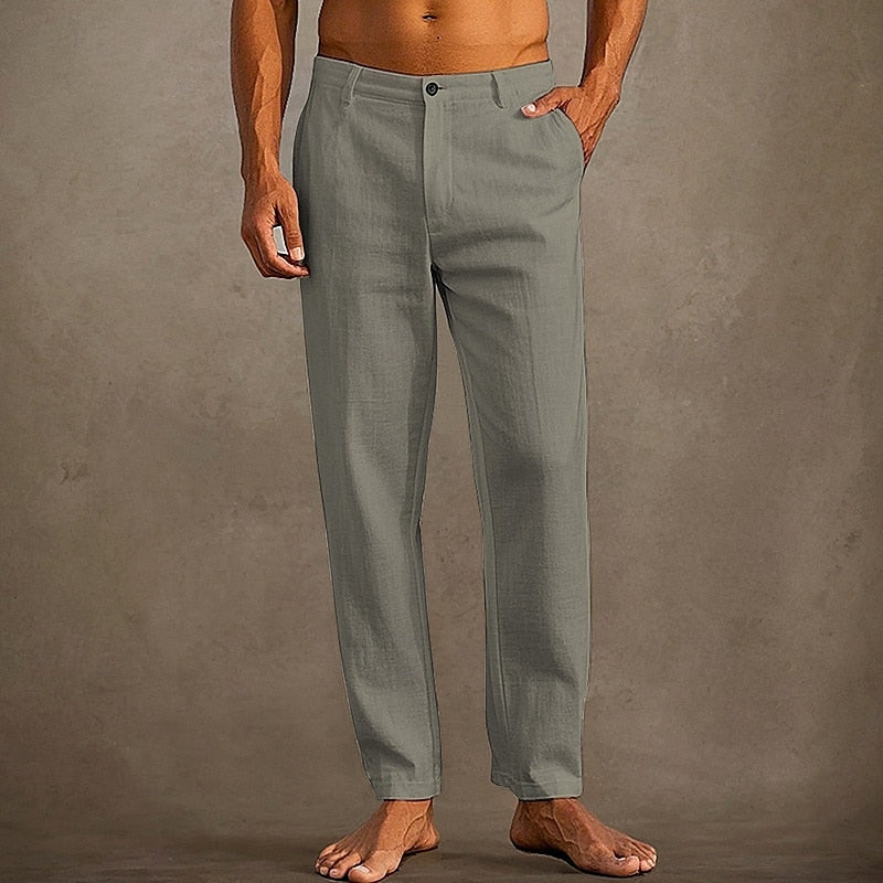 Baxter | Men's Lightweight Linen Trousers
