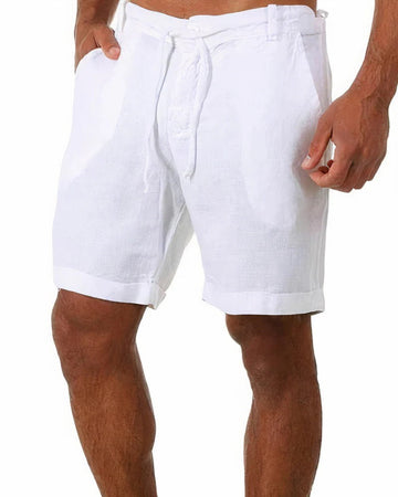 Caspian | Men's Relaxed Linen Drawstring Shorts