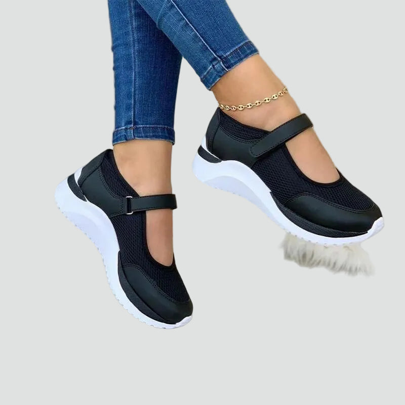 Amelina | Orthopedic Mesh Mary Jane Sneakers