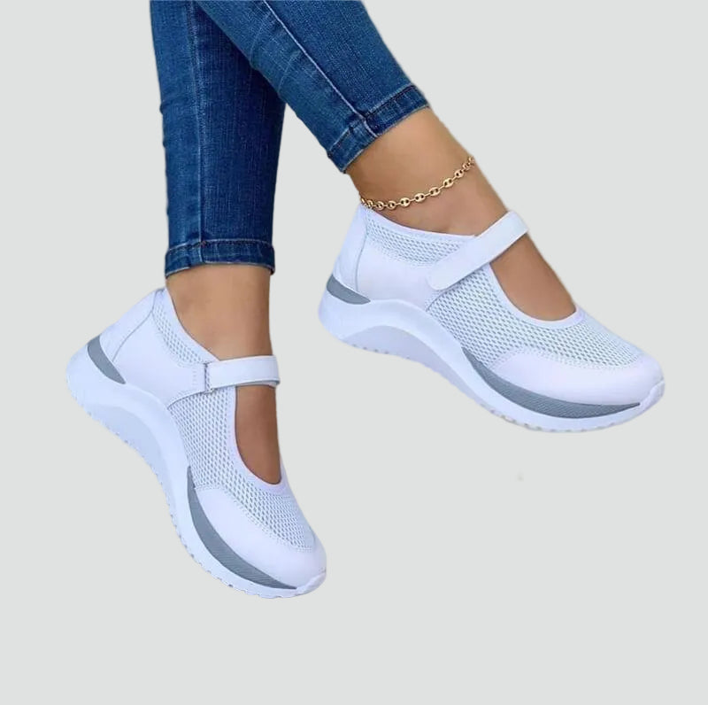 Amelina | Orthopedic Mesh Mary Jane Sneakers