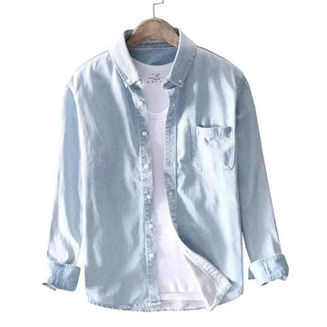 Thorne | Men's Classic Denim Button Down Shirt