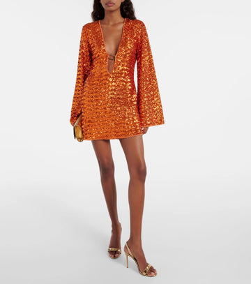 Bellerose | Glamorous Sequin V-Neck Mini Dress