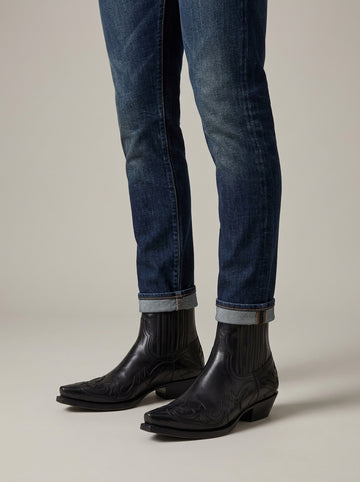 Men's Ankle Boots Pointed Toe - Cuban Heel