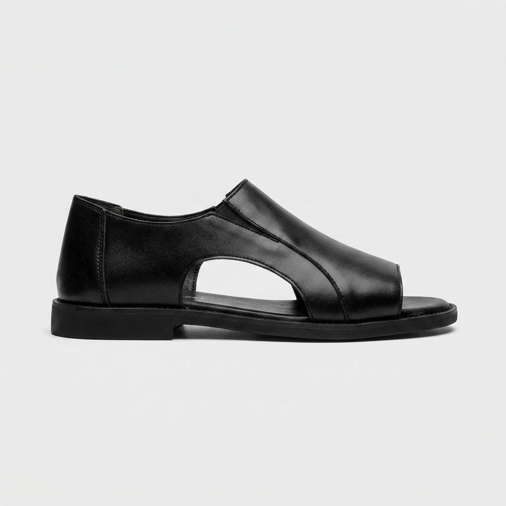 Dorian | Men's Leather Sandals Open Toe Cutout