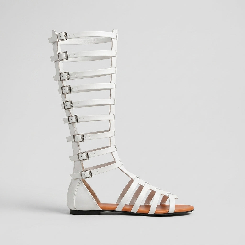 Thalassa | Gladiator Knee High Sandals