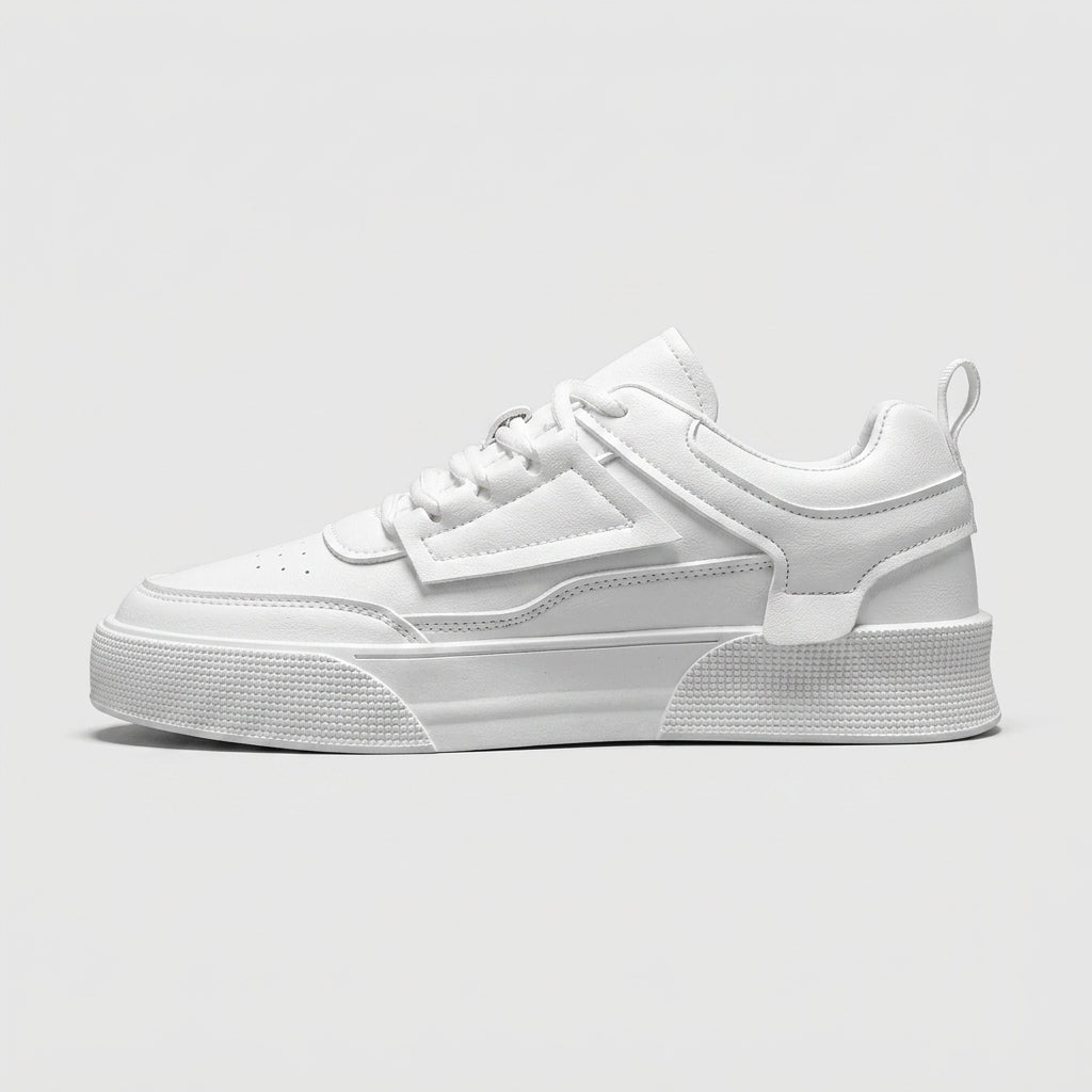 Men's Sneakers Platform Lace-Up Low-Top Chunky Rubber Sole