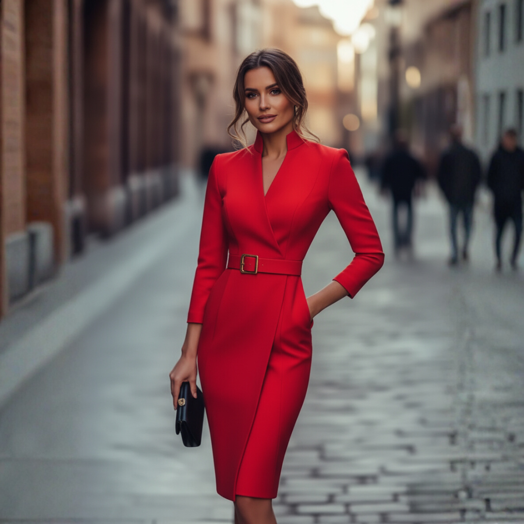 Bellarina | Sophisticated Wrap Midi Dress
