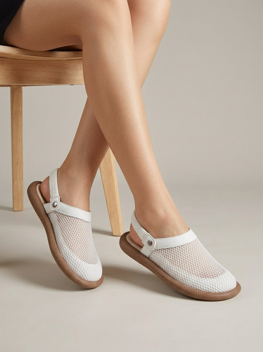 Celestria | Mesh Slingback Slippers