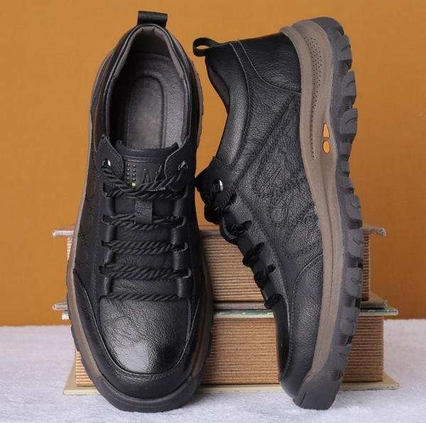 Kieran | Men's Orthopedic Leather Sneakers