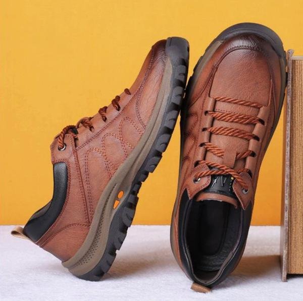 Kieran | Men's Orthopedic Leather Sneakers