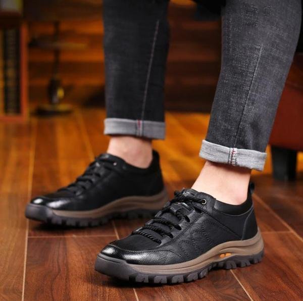 Kieran | Men's Orthopedic Leather Sneakers