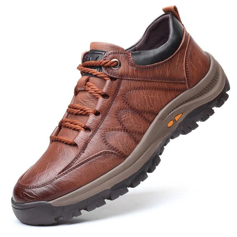 Kieran | Men's Orthopedic Leather Sneakers