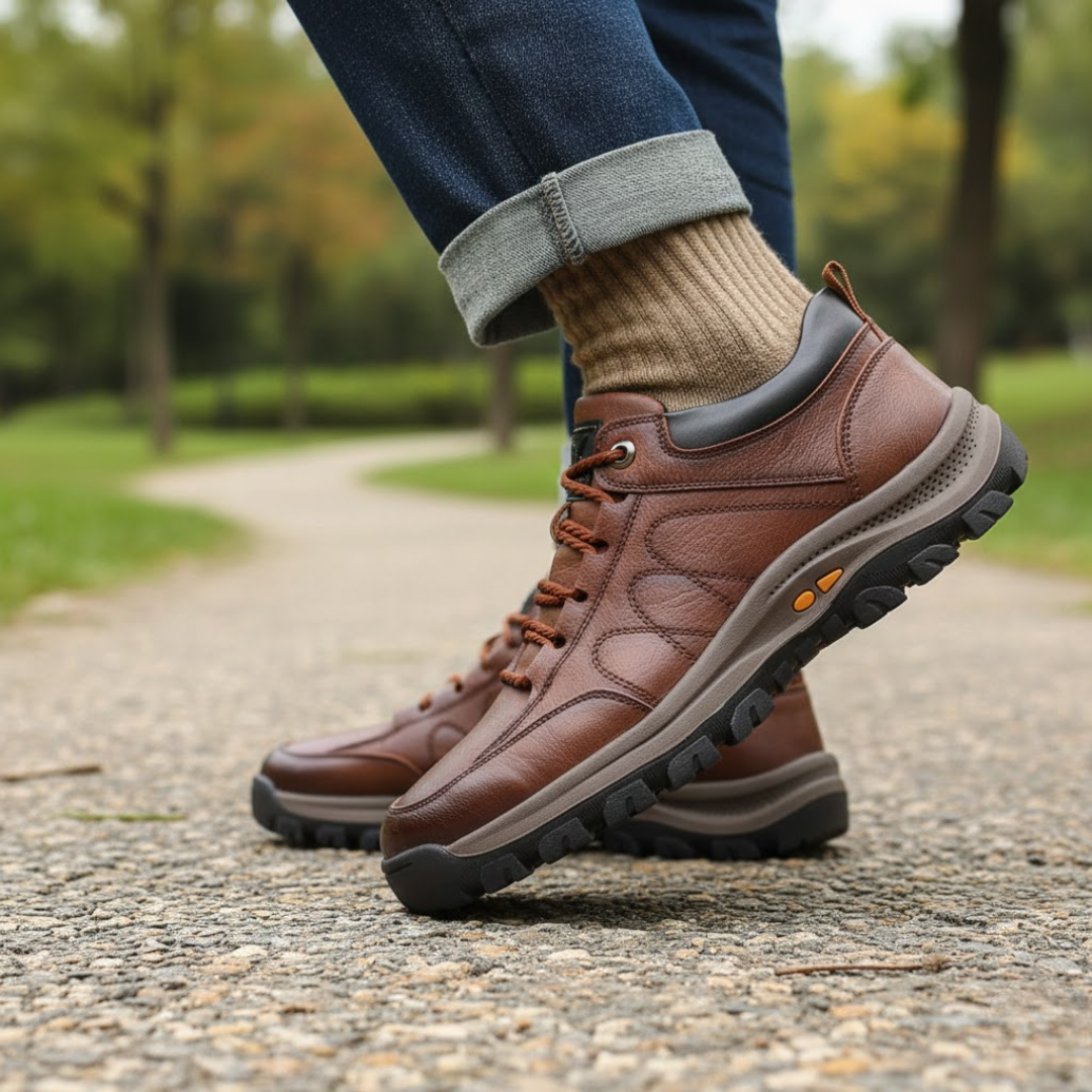 Kieran | Men's Orthopedic Leather Sneakers