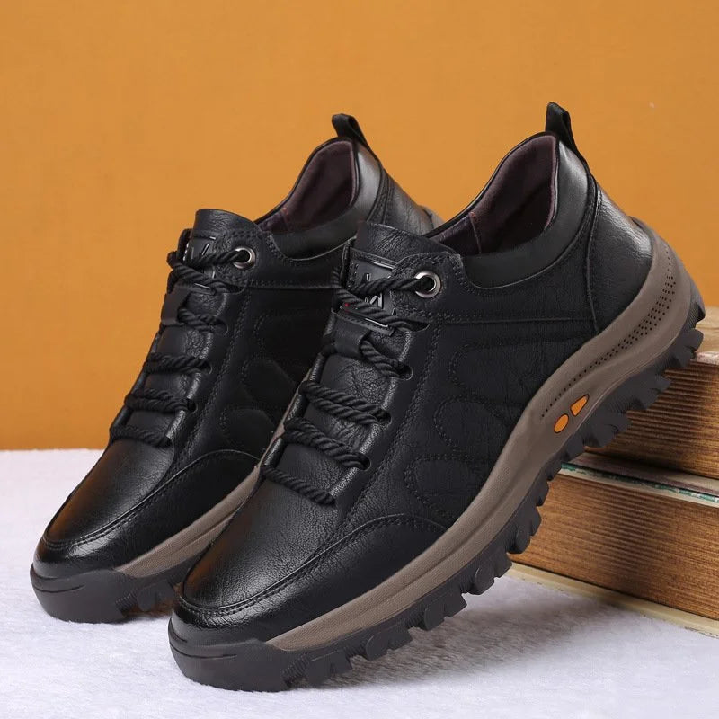 Kieran | Men's Orthopedic Leather Sneakers