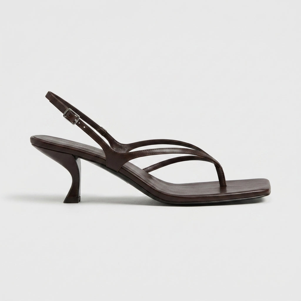 Faelynn | Kitten Heels Square Toe Slingback