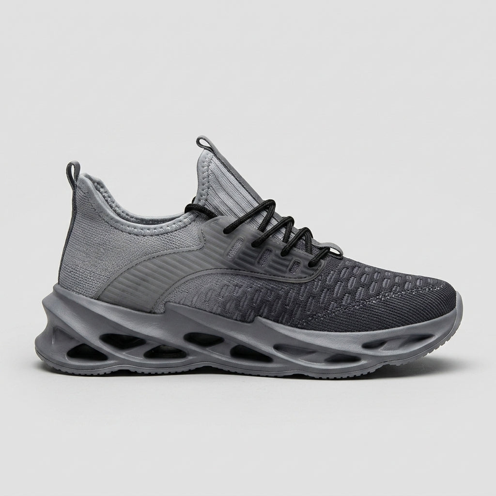 Women's Knit Blade Sole Sneakers - Round Toe