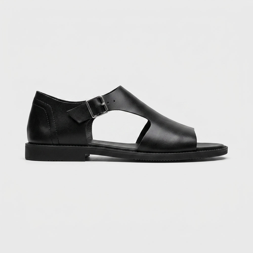 Dorian | Men's Leather Sandals Open Toe Cutout