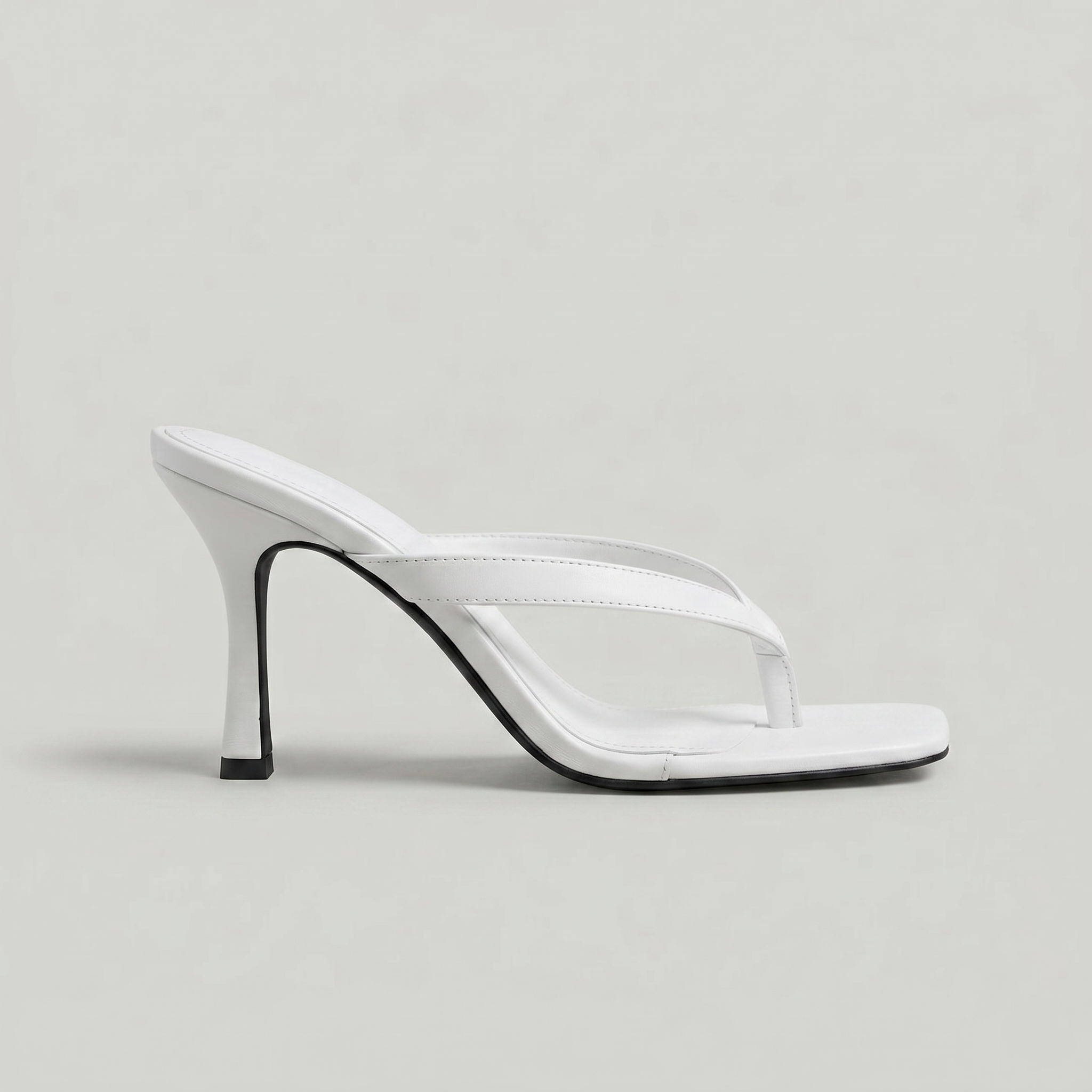 Tamsin | Square Toe Thong Stilettos