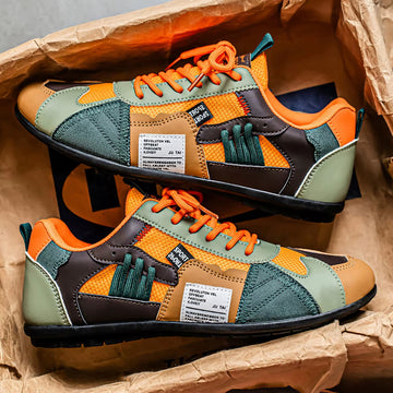Kieran | Men's Sneakers Multi-Panel Patchwork Casual